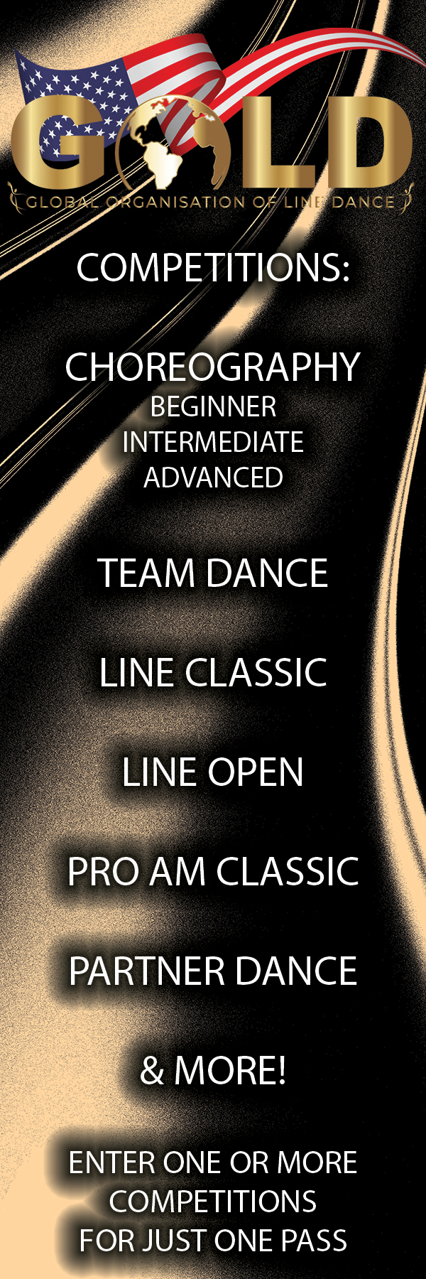 GOLD VERTICAL BANNER
